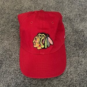 47 Clean Up Chicago Blackhawks Red Adjustable Hat